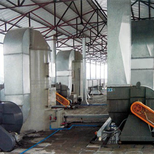 Waste gas treatment equipment