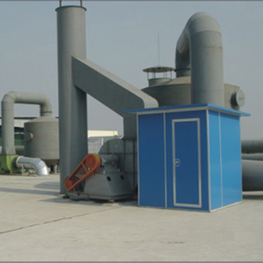 Waste gas treatment equipment